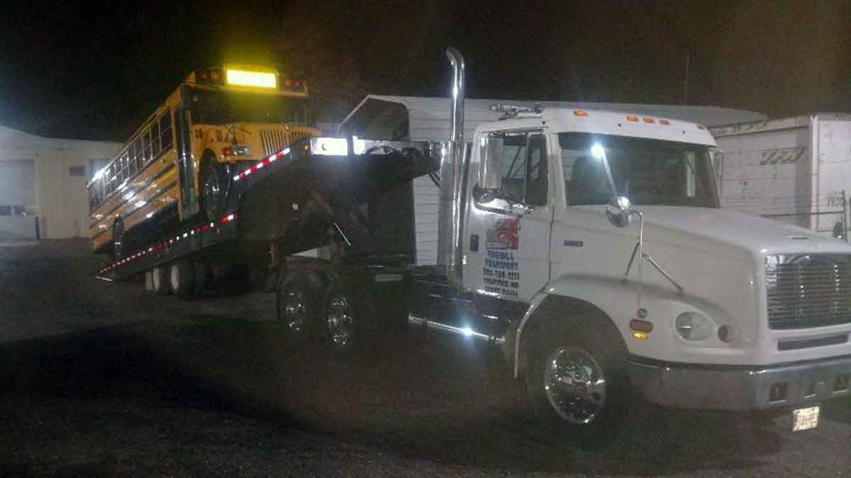 Bus Towing South Maryland