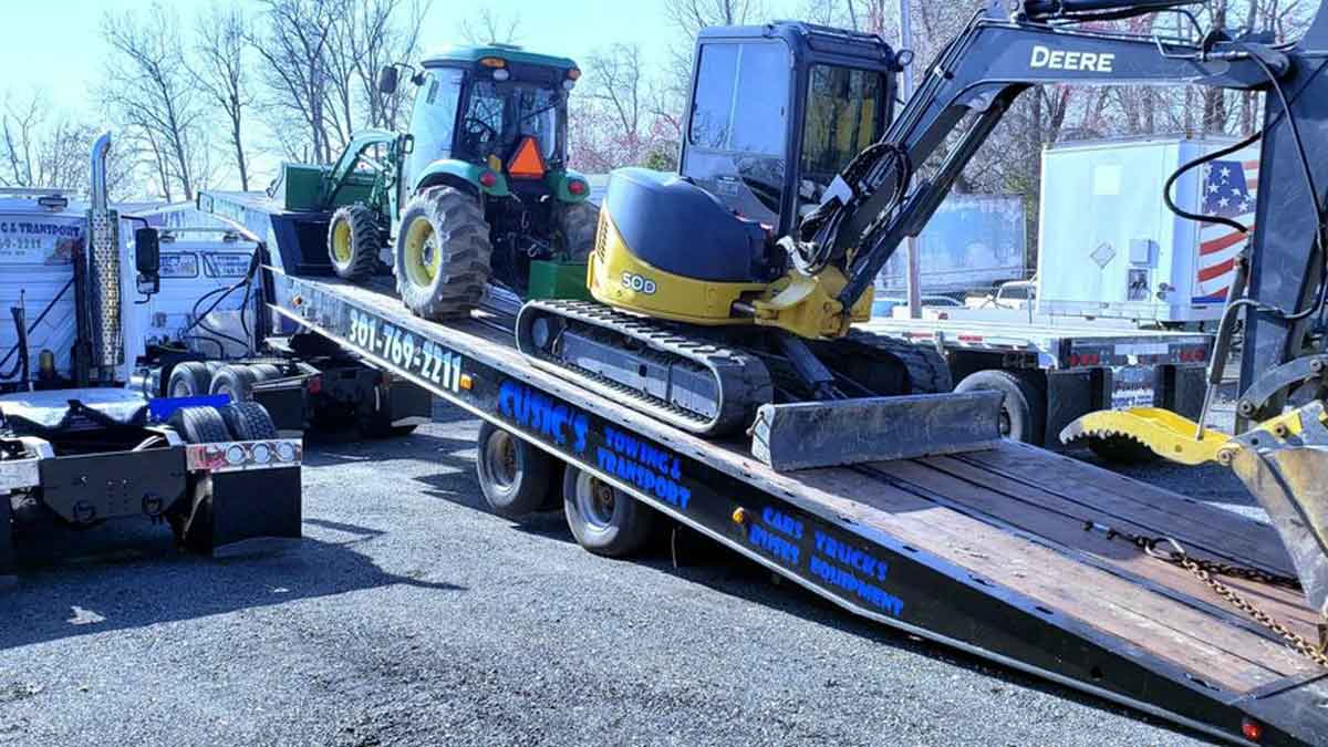 Construction Equipment Hauling